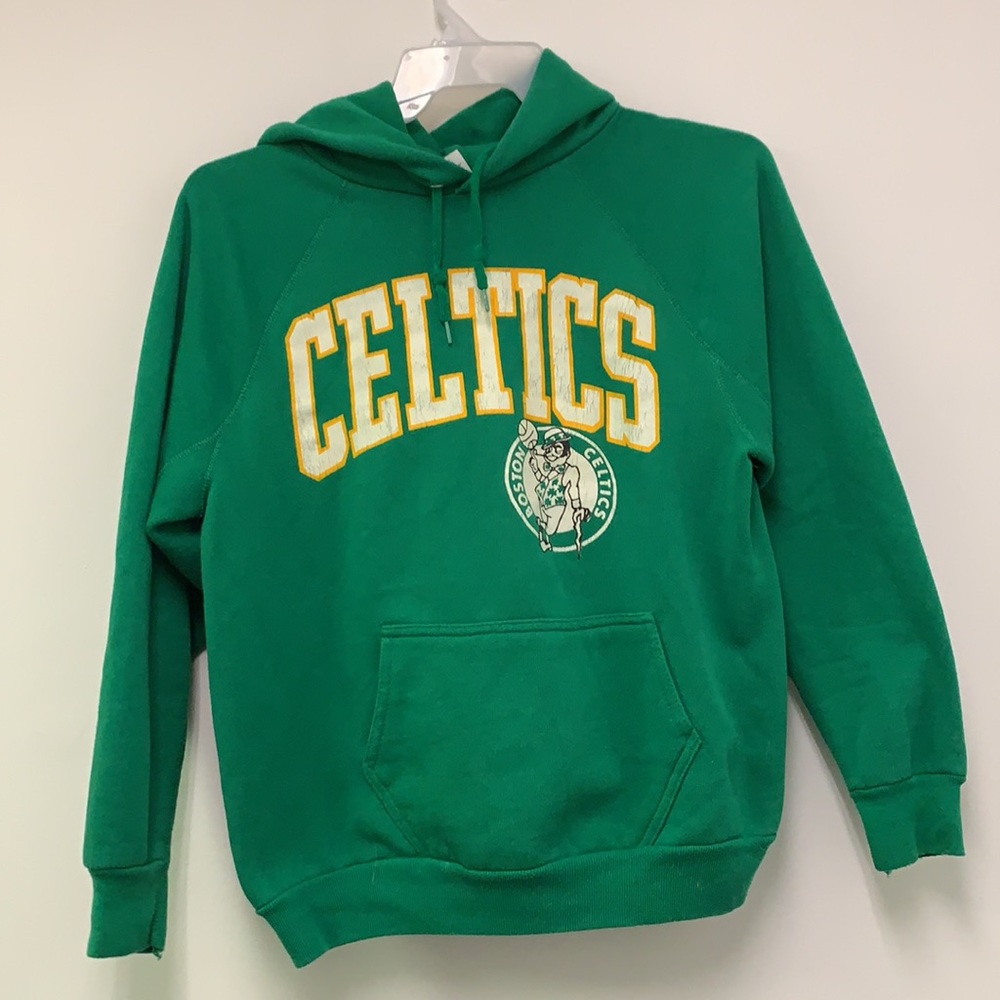 VTG 80s Boston Celtics NBA Discus Athletic Hoodie
